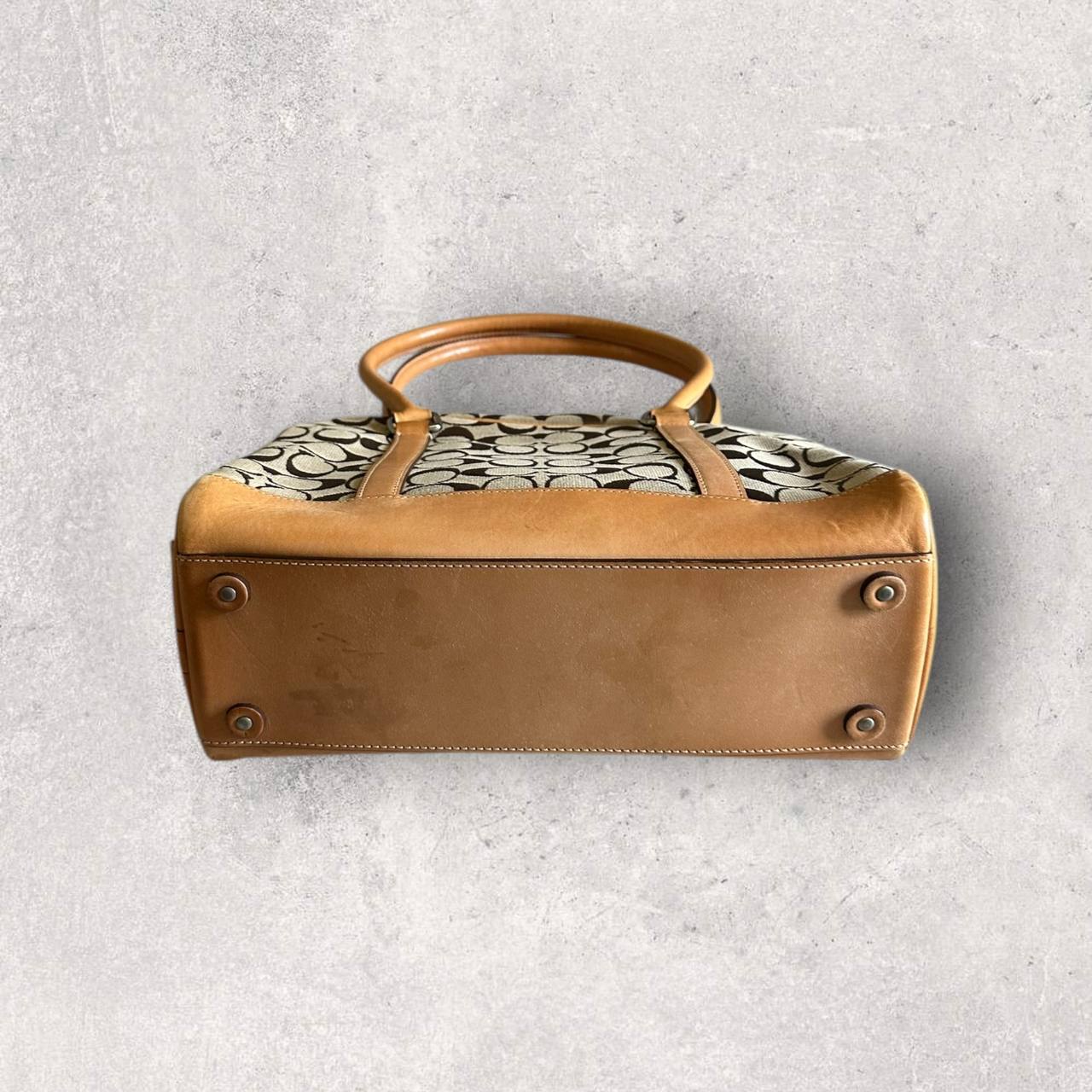 Authentic Vintage Coach Signature Bowling Bag