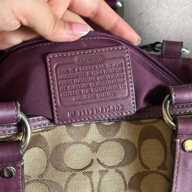 Authentic Vintage Coach Soho Signature Tote Bag