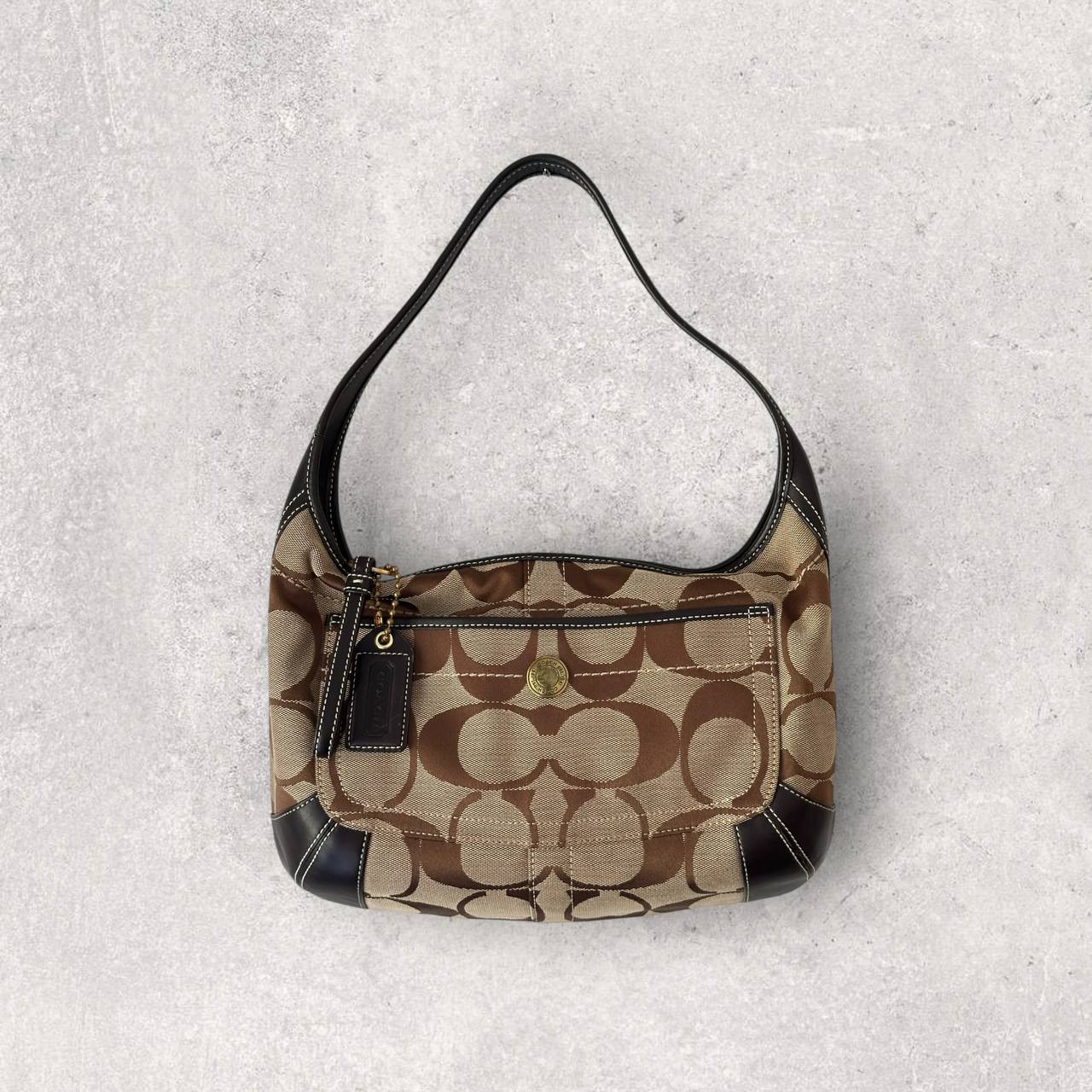 Authentic Vintage Coach Signature Hobo Bag