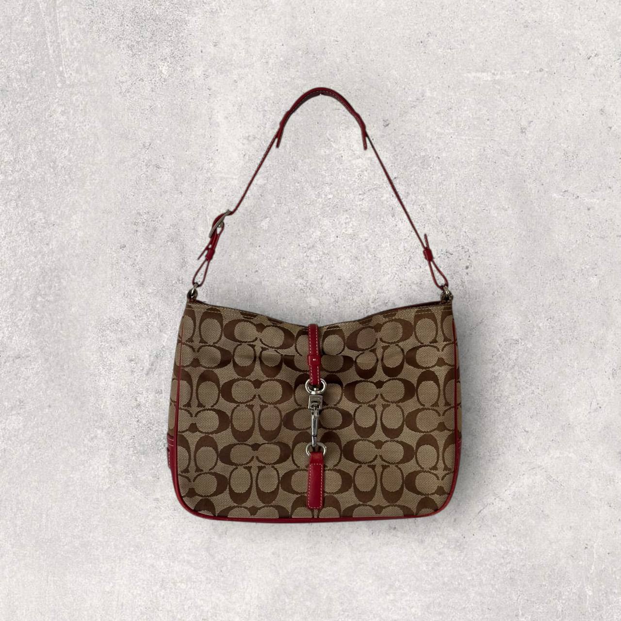 Authentic Vintage Coach Hamptons Signature Shoulder Bag