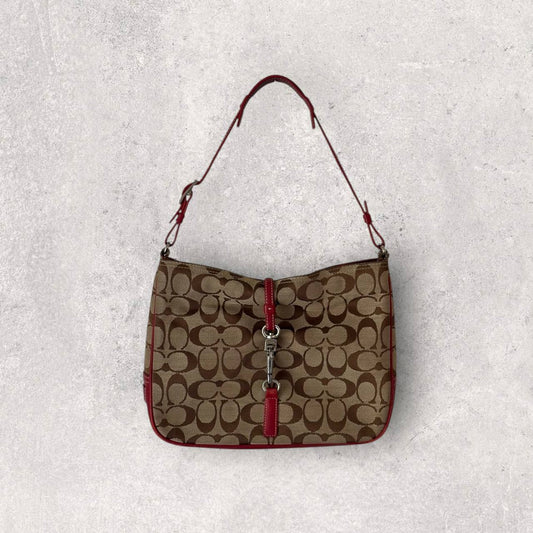 Authentic Vintage Coach Hamptons Signature Shoulder Bag
