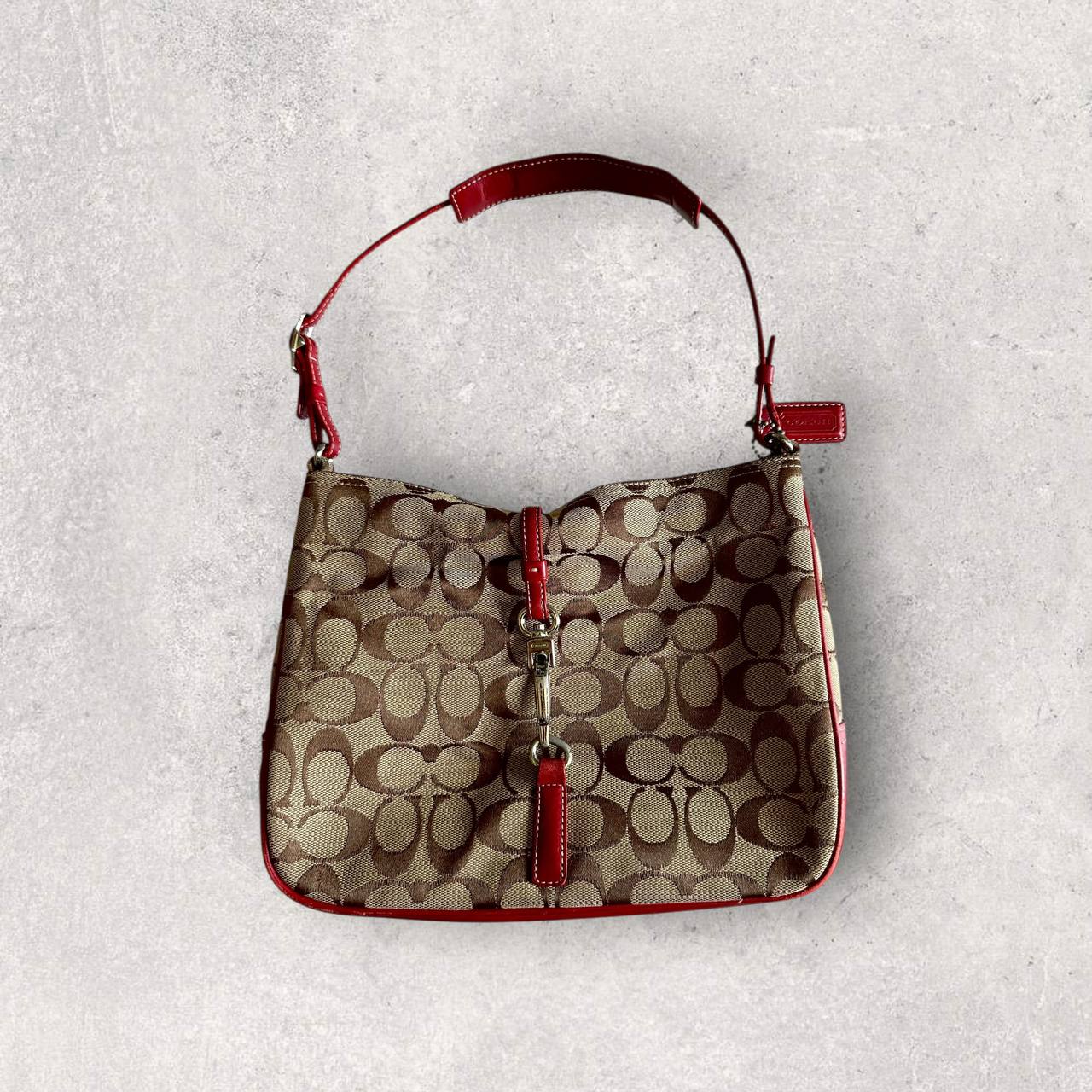 Authentic Vintage Coach Hamptons Signature Shoulder Bag