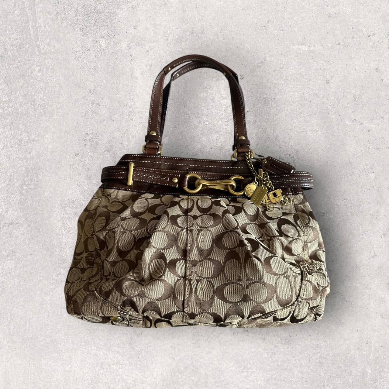 Authentic Vintage Coach Hamptons Signature Shoulder Bag