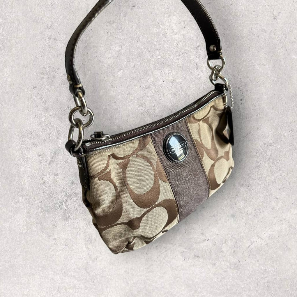 Authentic Vintage Coach Poppy Signature Shoulder Bag