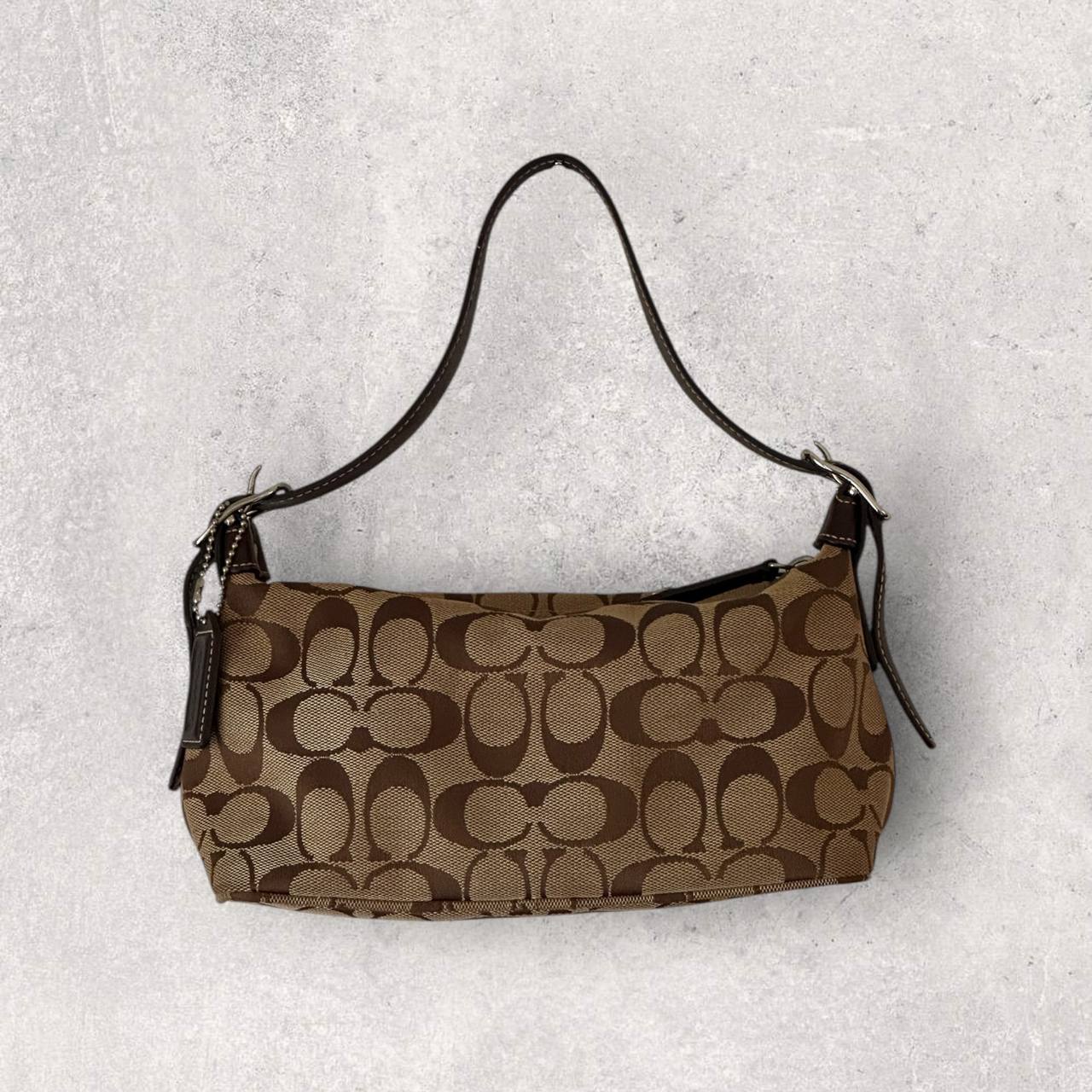 Authentic Vintage Coach Signature Shoulder Bag