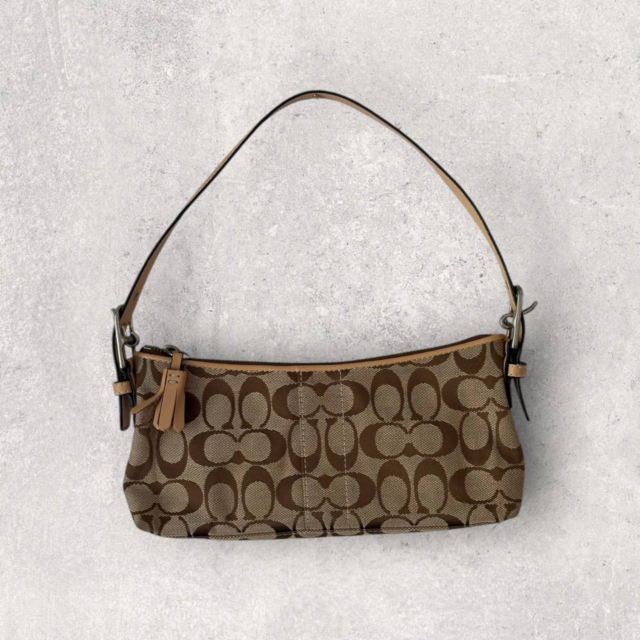 Authentic Vintage Coach Signature Shoulder Bag