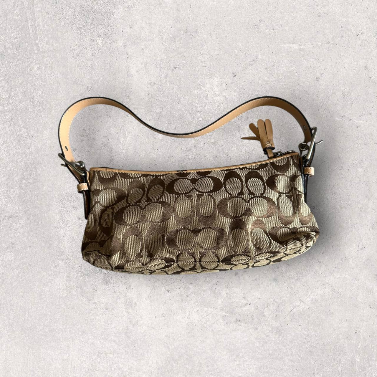 Authentic Vintage Coach Signature Shoulder Bag