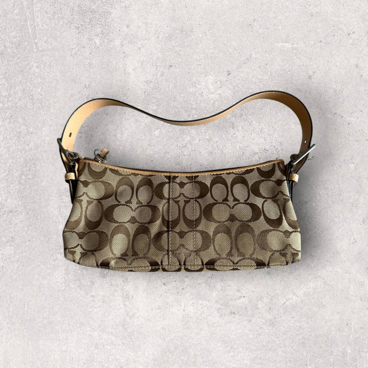 Authentic Vintage Coach Signature Shoulder Bag
