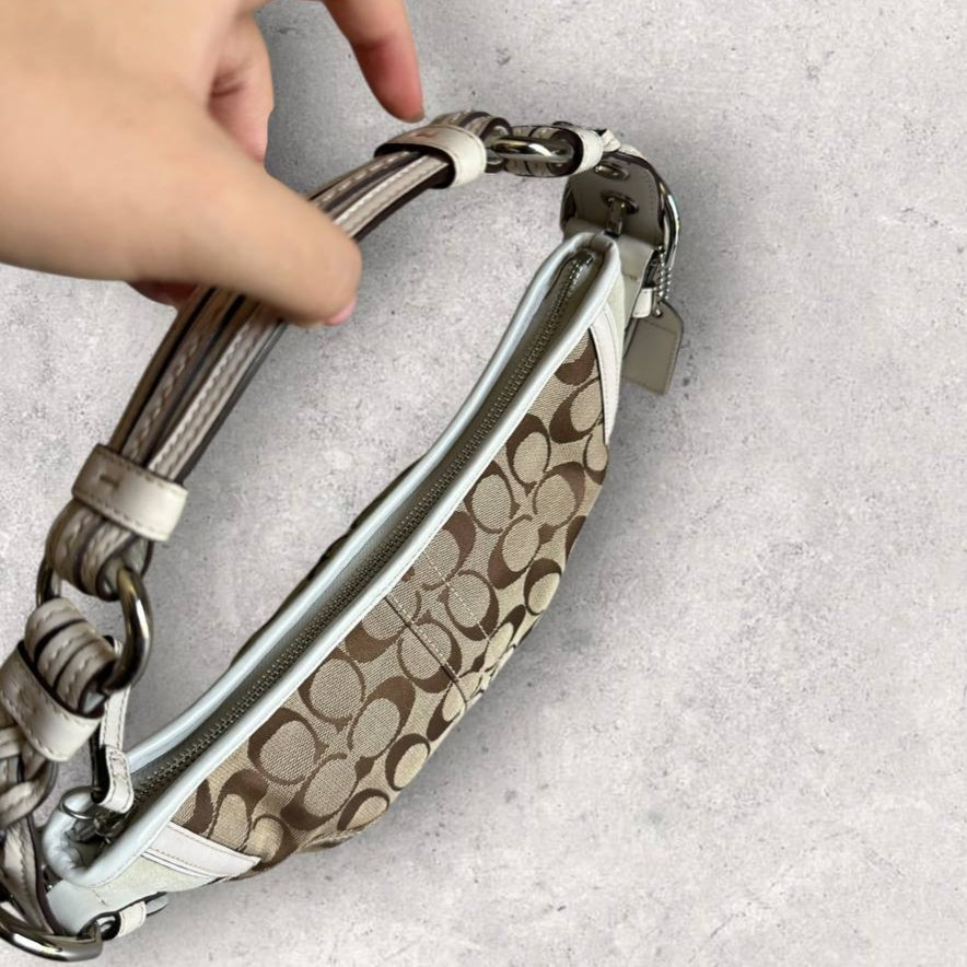 Authentic Vintage Coach Signature Hobo Bag