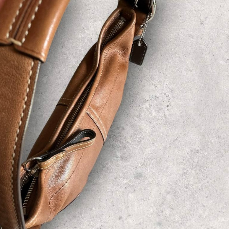 Authentic Vintage Coach Leather Hobo Bag