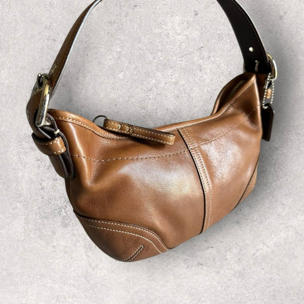 Authentic Vintage Coach Leather Hobo Bag