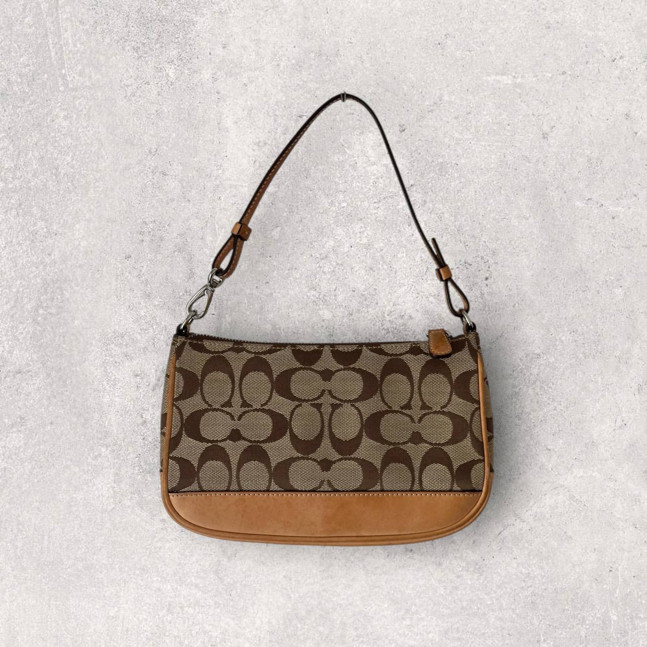 Authentic Vintage Coach Demi Signature Shoulder Bag