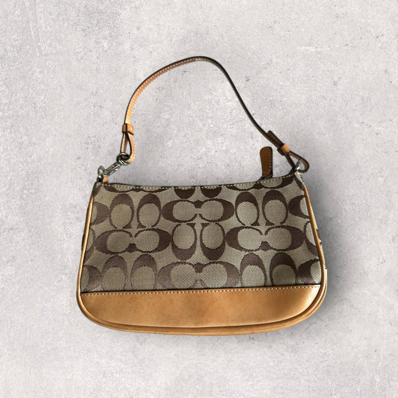 Authentic Vintage Coach Demi Signature Shoulder Bag