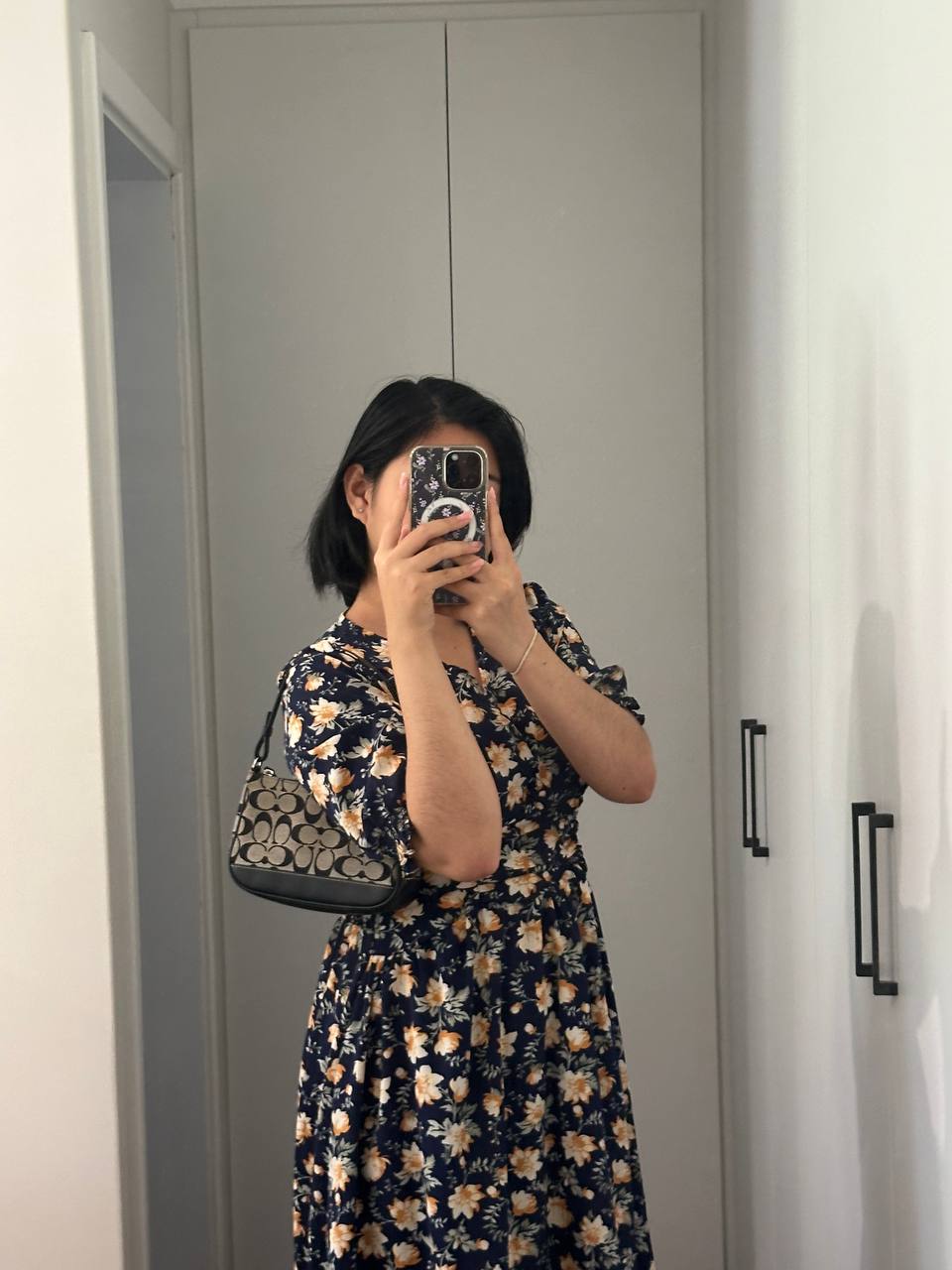 Authentic Vintage Coach Demi Signature Shoulder Bag