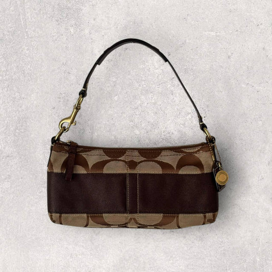 Authentic Vintage Coach Signature Shoulder Bag