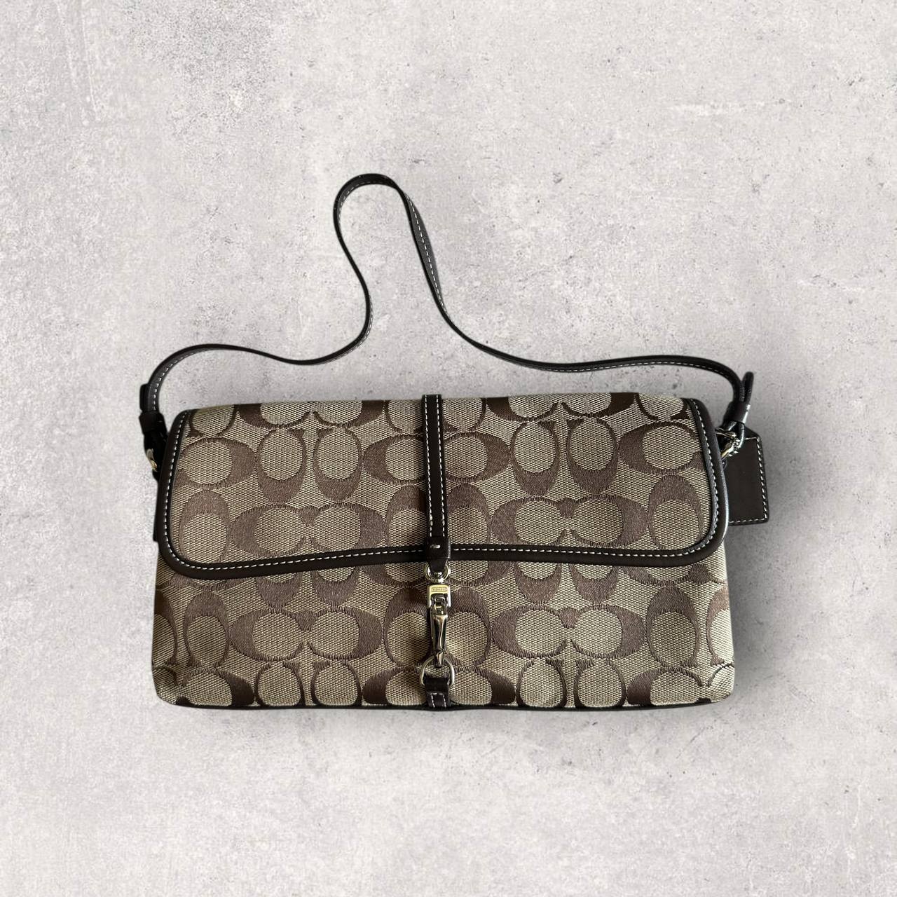 Authentic Vintage Coach Hamptons Signature Shoulder Bag