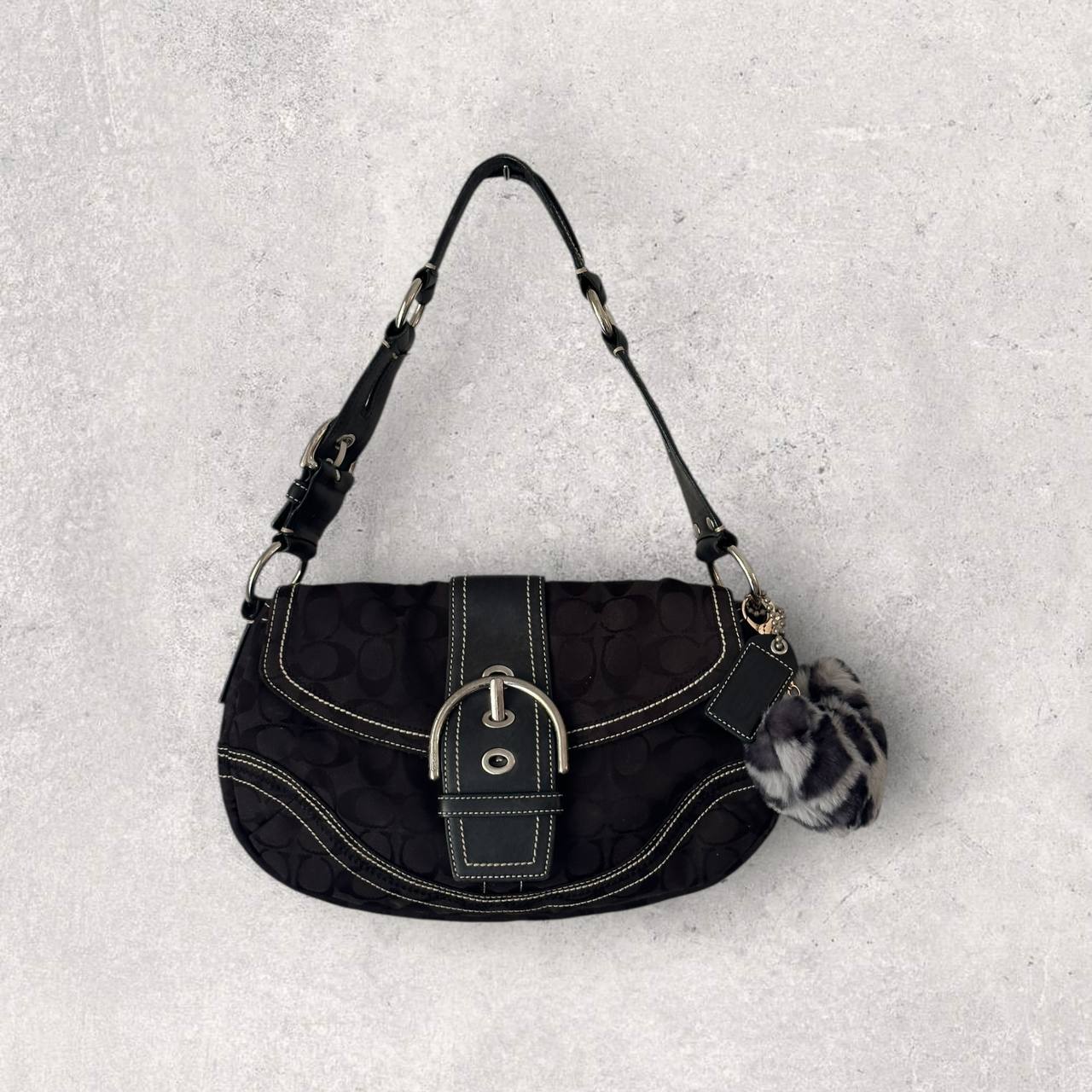 Authentic Vintage Coach Soho Signature Shoulder Bag