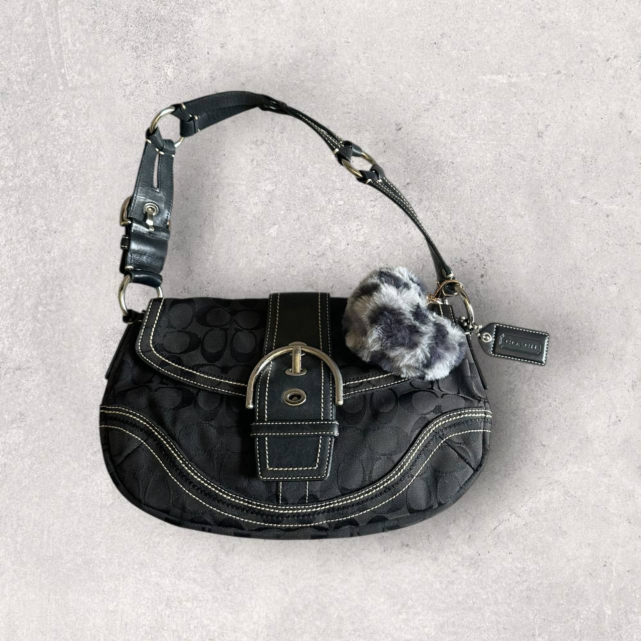 Authentic Vintage Coach Soho Signature Shoulder Bag