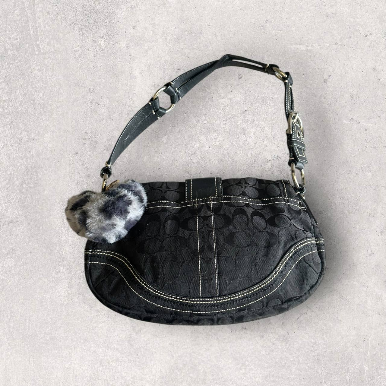 Authentic Vintage Coach Soho Signature Shoulder Bag