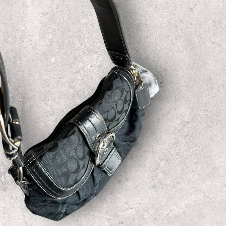 Authentic Vintage Coach Soho Signature Shoulder Bag
