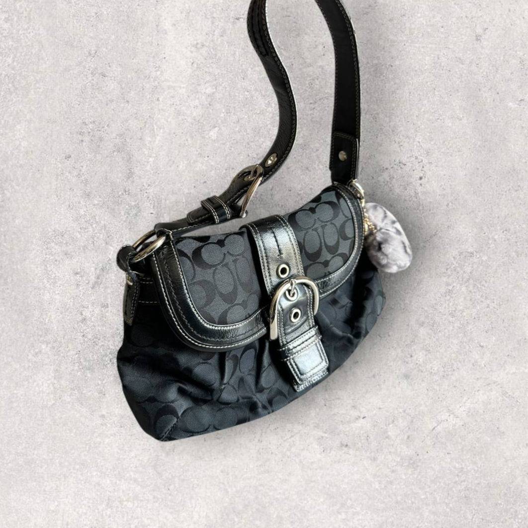 Authentic Vintage Coach Soho Signature Shoulder Bag