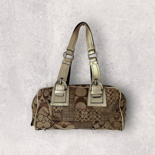 Authentic Vintage Coach Soho Patchwork Shoulder Bag