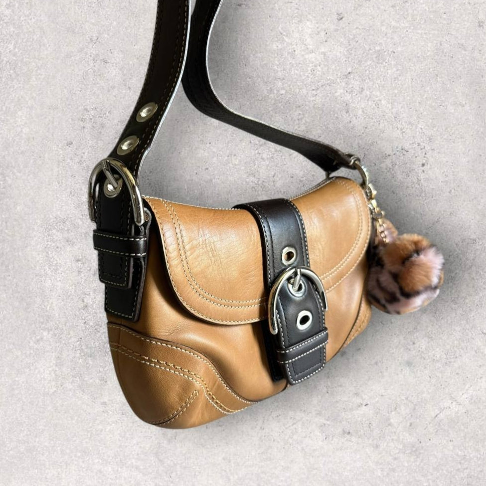 Authentic Vintage Coach Soho Small Leather Shoulder Bag