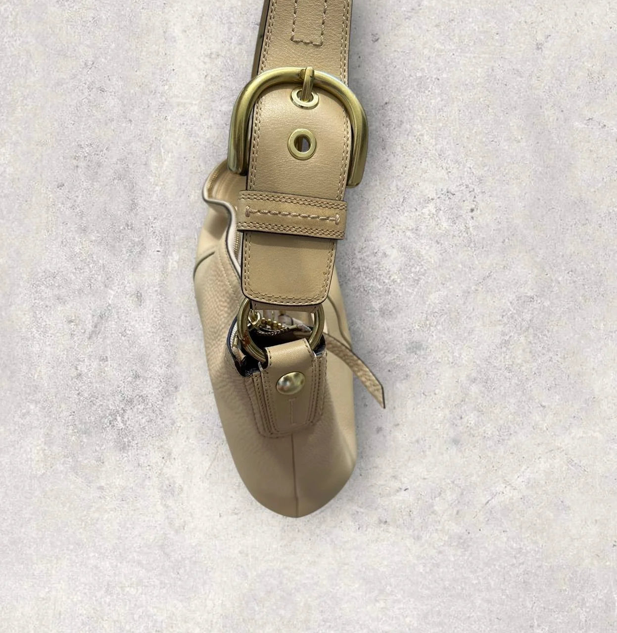 Authentic Coach Leather Hobo Bag