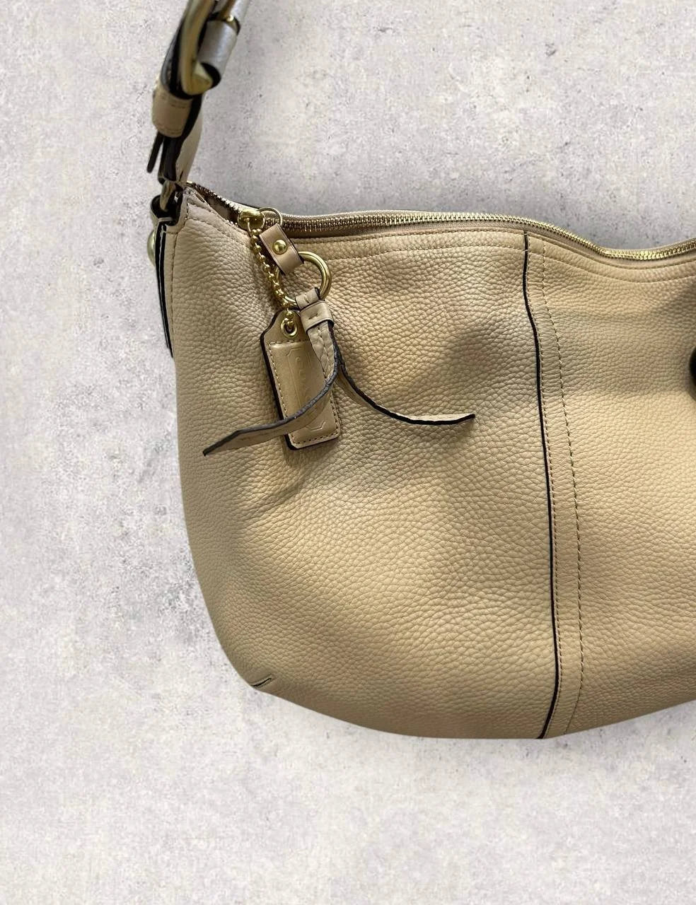 Authentic Coach Leather Hobo Bag