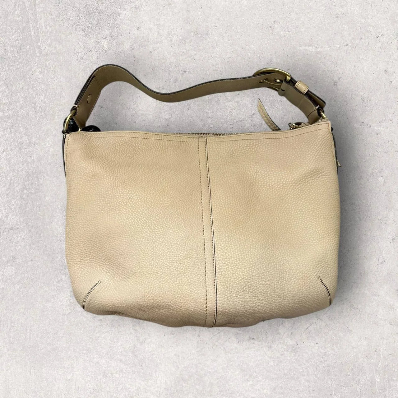 Authentic Coach Leather Hobo Bag