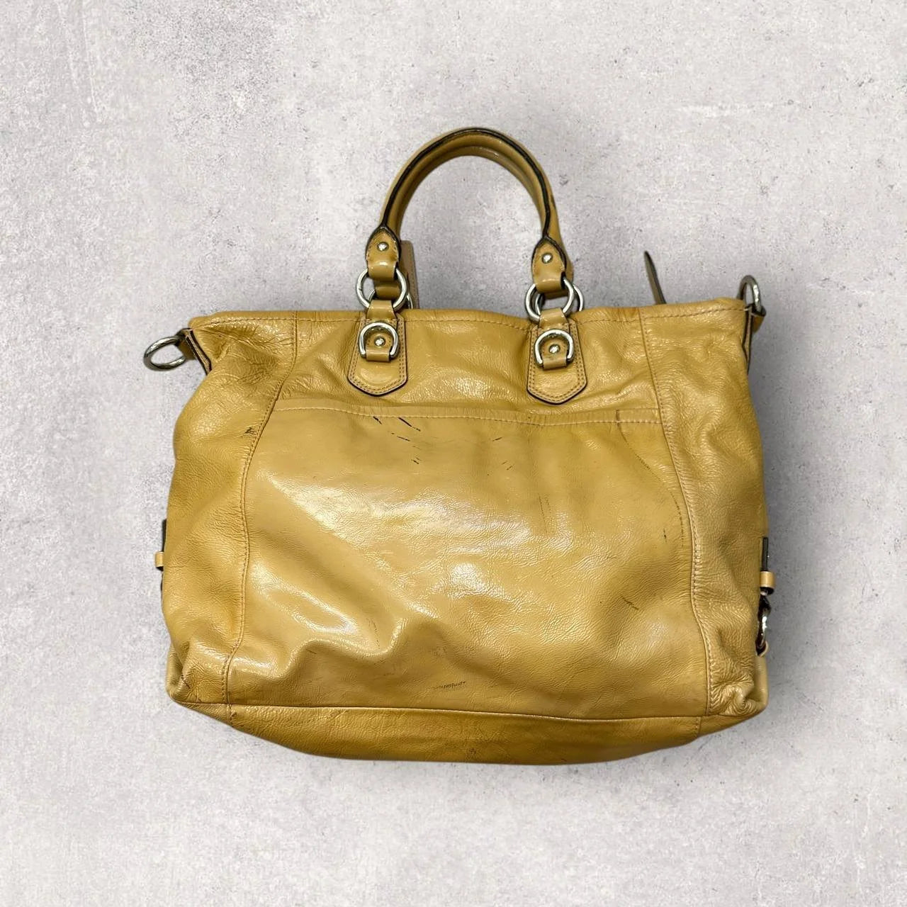 Authentic Vintage Coach Patent Leather Shoulder Bag