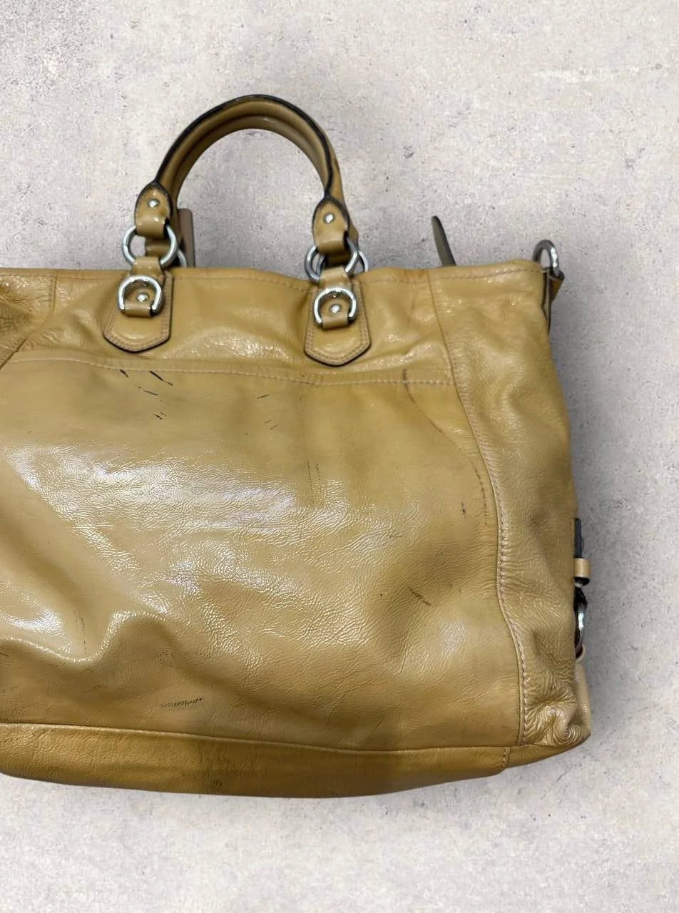 Authentic Vintage Coach Patent Leather Shoulder Bag