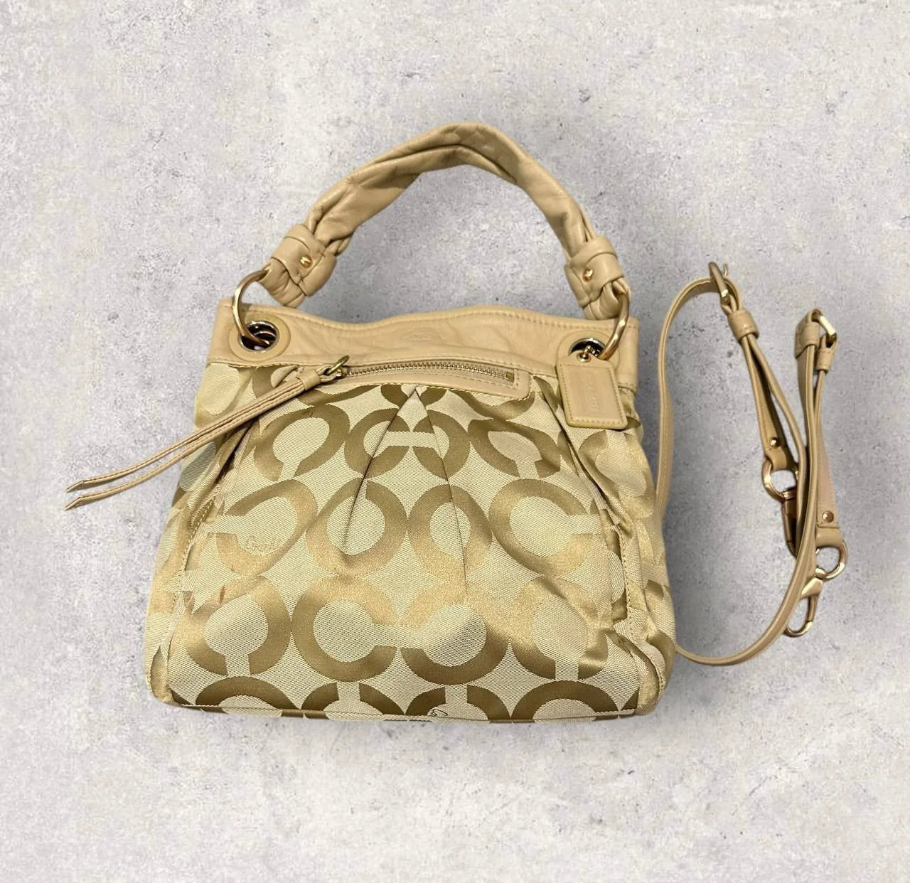 Authentic Vintage Coach Parker Op Art Shoulder Bag