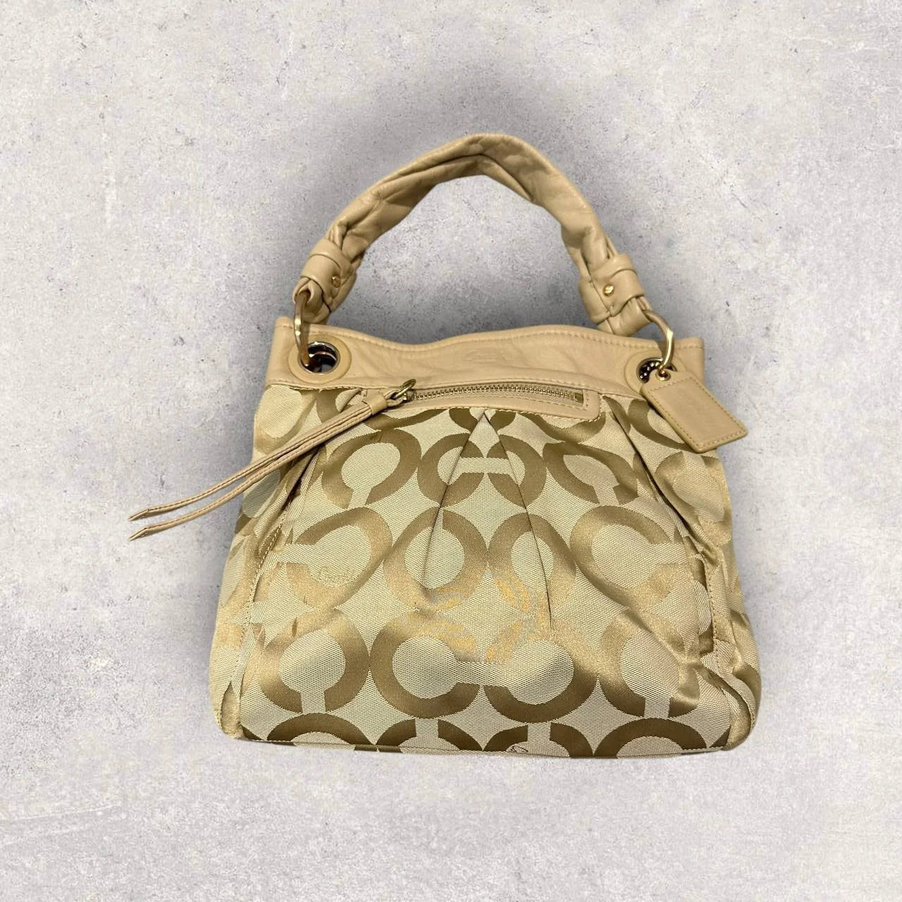 Authentic Vintage Coach Parker Op Art Shoulder Bag