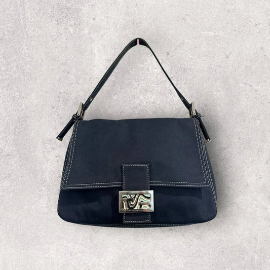 Authentic Vintage Fendi MaMa Baguette Shoulder Bag