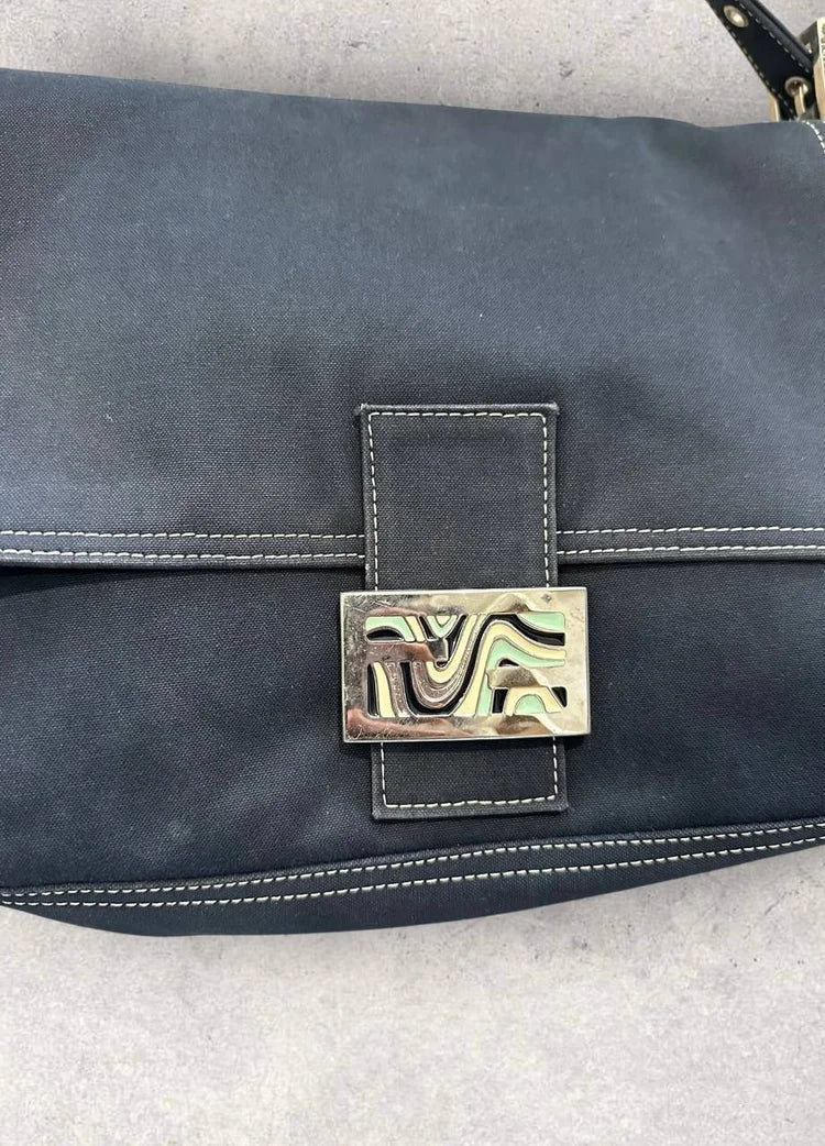 Authentic Vintage Fendi MaMa Baguette Shoulder Bag
