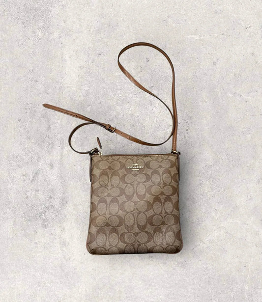 Authentic Vintage Coach Signature Crossbody Bag