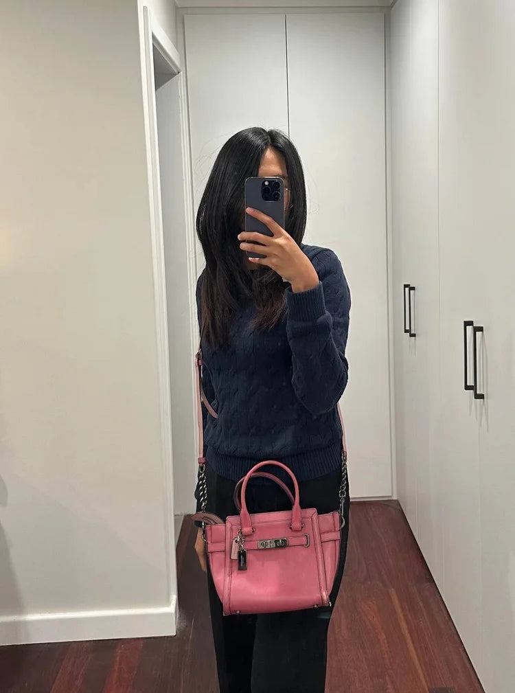 Authentic Vintage Coach Swagger Bag