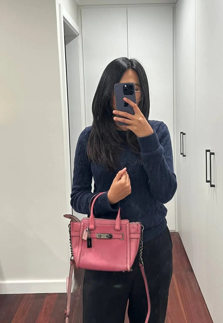 Authentic Vintage Coach Swagger Bag