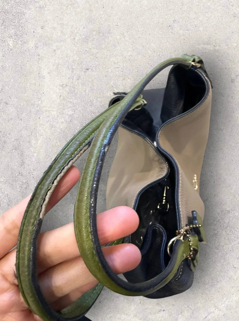 Authentic Vintage Coach Eddie Colourblock Satchle Bag