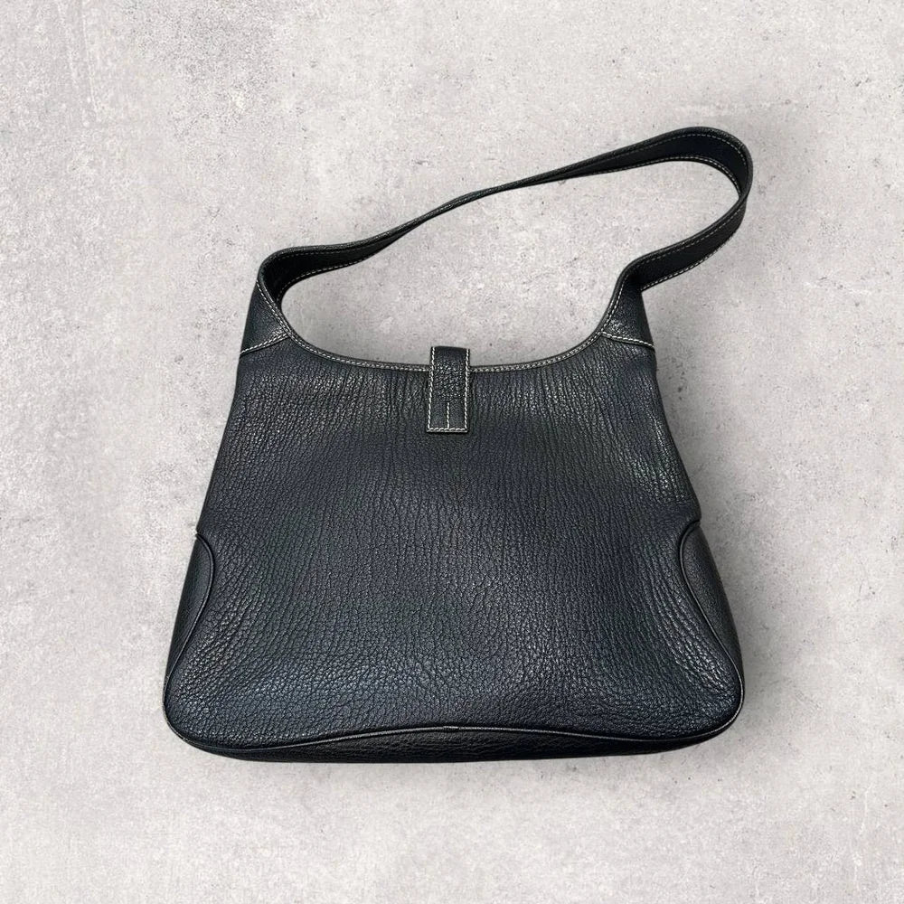 Authentic Vintage Ferragamo Leather Shoulder Bag