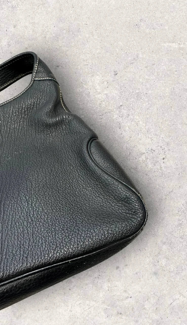 Authentic Vintage Ferragamo Leather Shoulder Bag