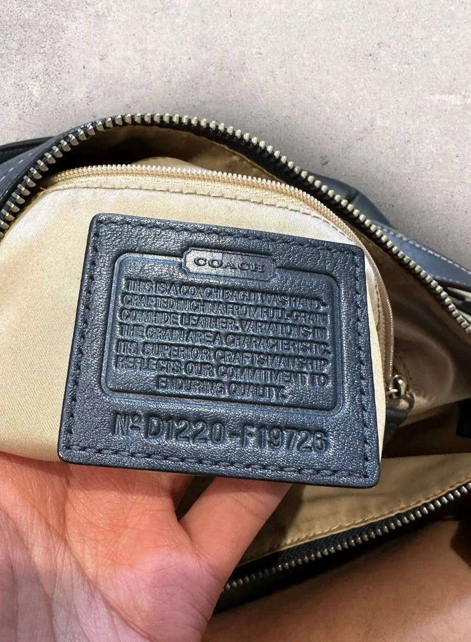 Authentic Vintage Coach Leather Shoulder Bag