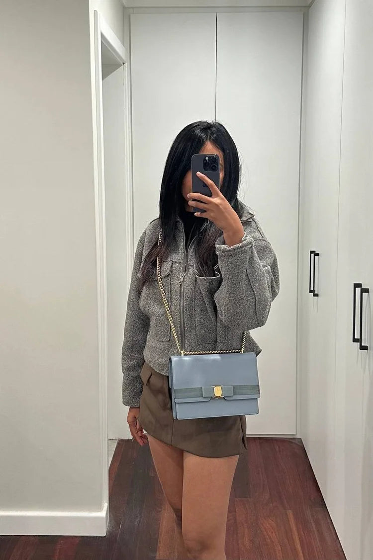 Authentic Salvatore Ferragamo Vera Bow Bag