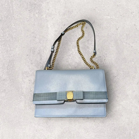Authentic Salvatore Ferragamo Vera Bow Bag