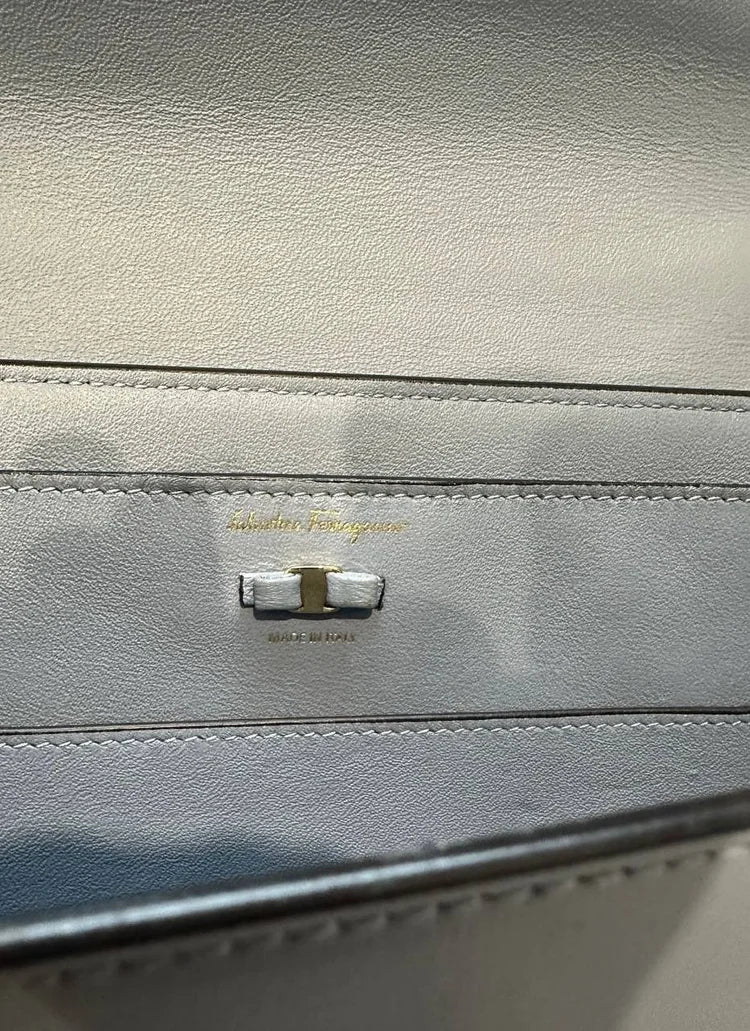Authentic Salvatore Ferragamo Vera Bow Bag