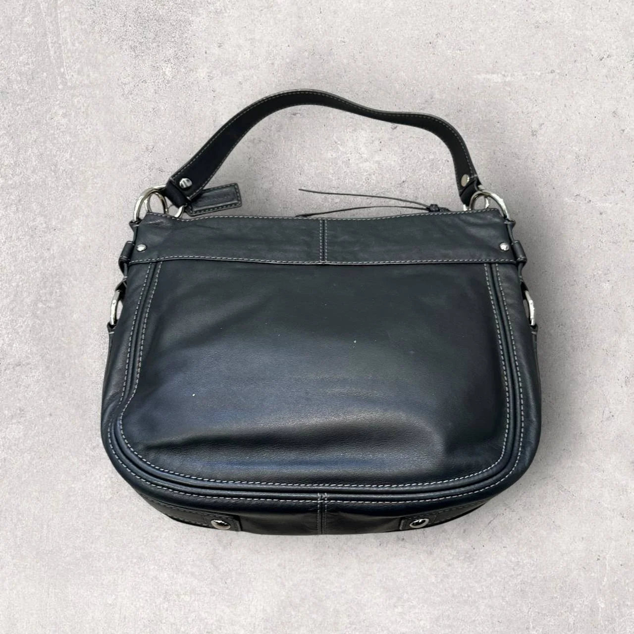 Authentic Vintage Coach Leather Buckle Bag