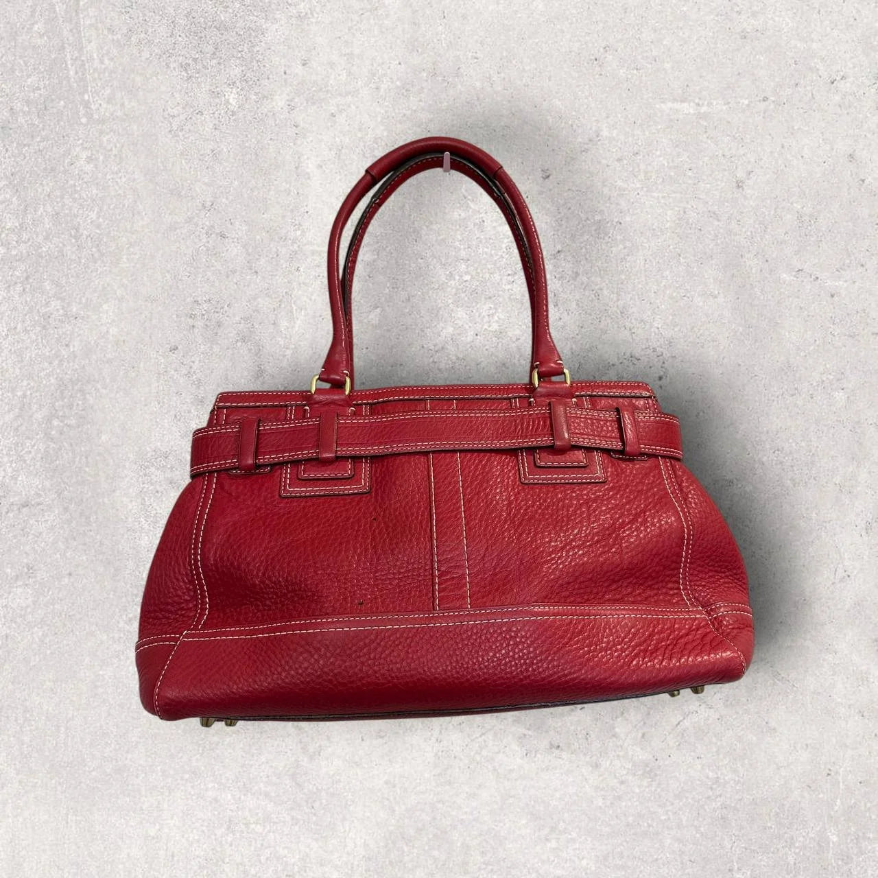 Authentic Vintage Coach Hamptons Leather Shoulder Bag