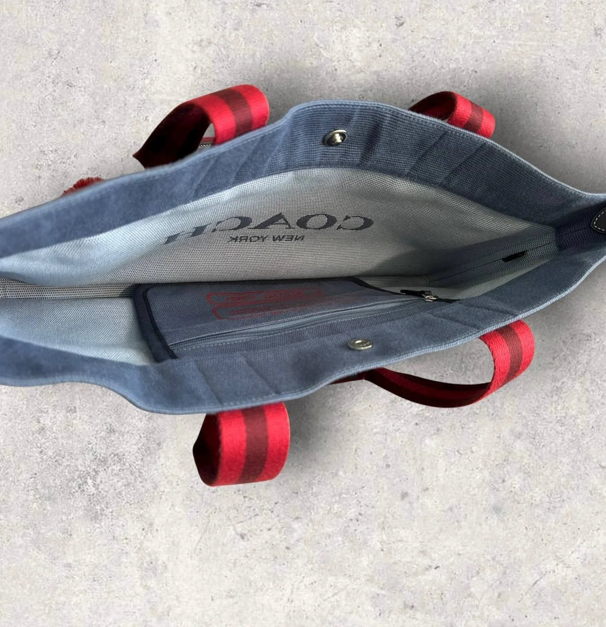 Authentic Coach Canvas Tote Bag