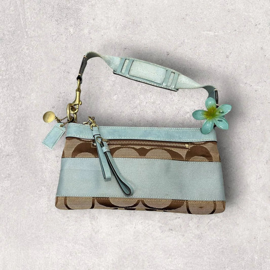 Authentic Vintage Coach Signature Small Shoulder Bag